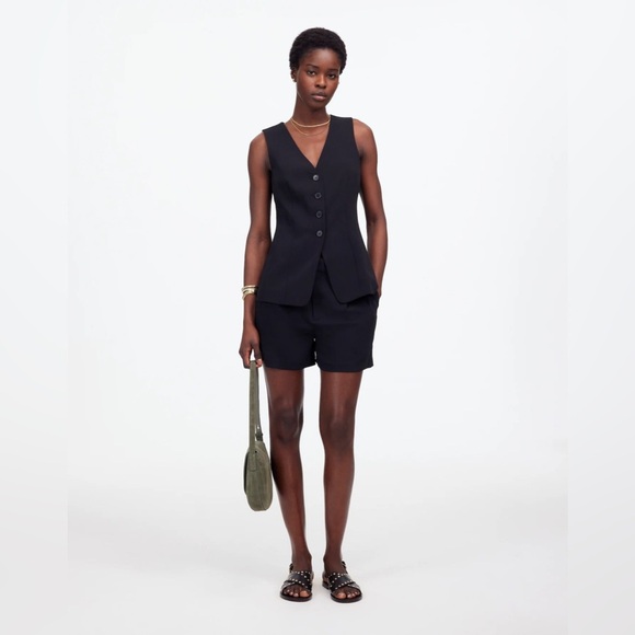 Madewell Cutaway Long Vest - Picture 1 of 4